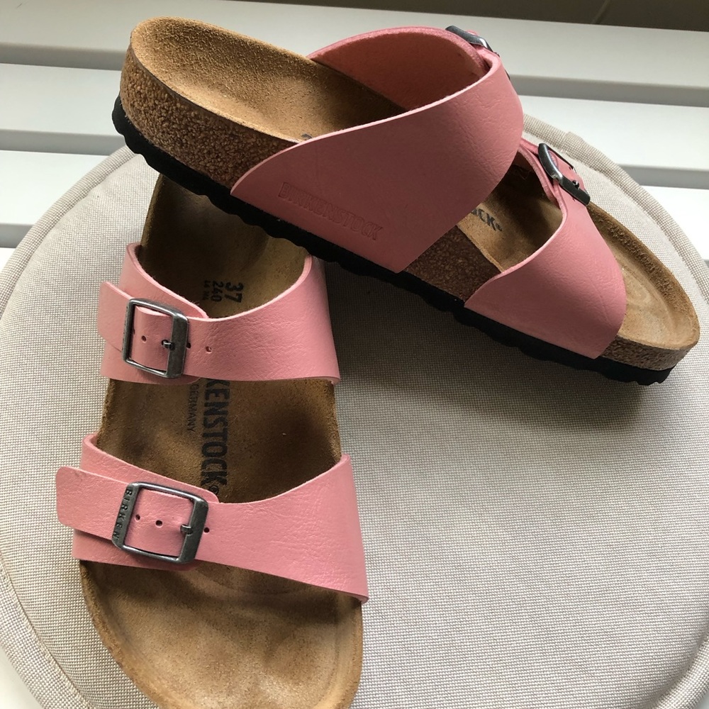 BIRKENSTOCK Sydney Graceful Old Rose BIRKO-FLOR Sandal size 37